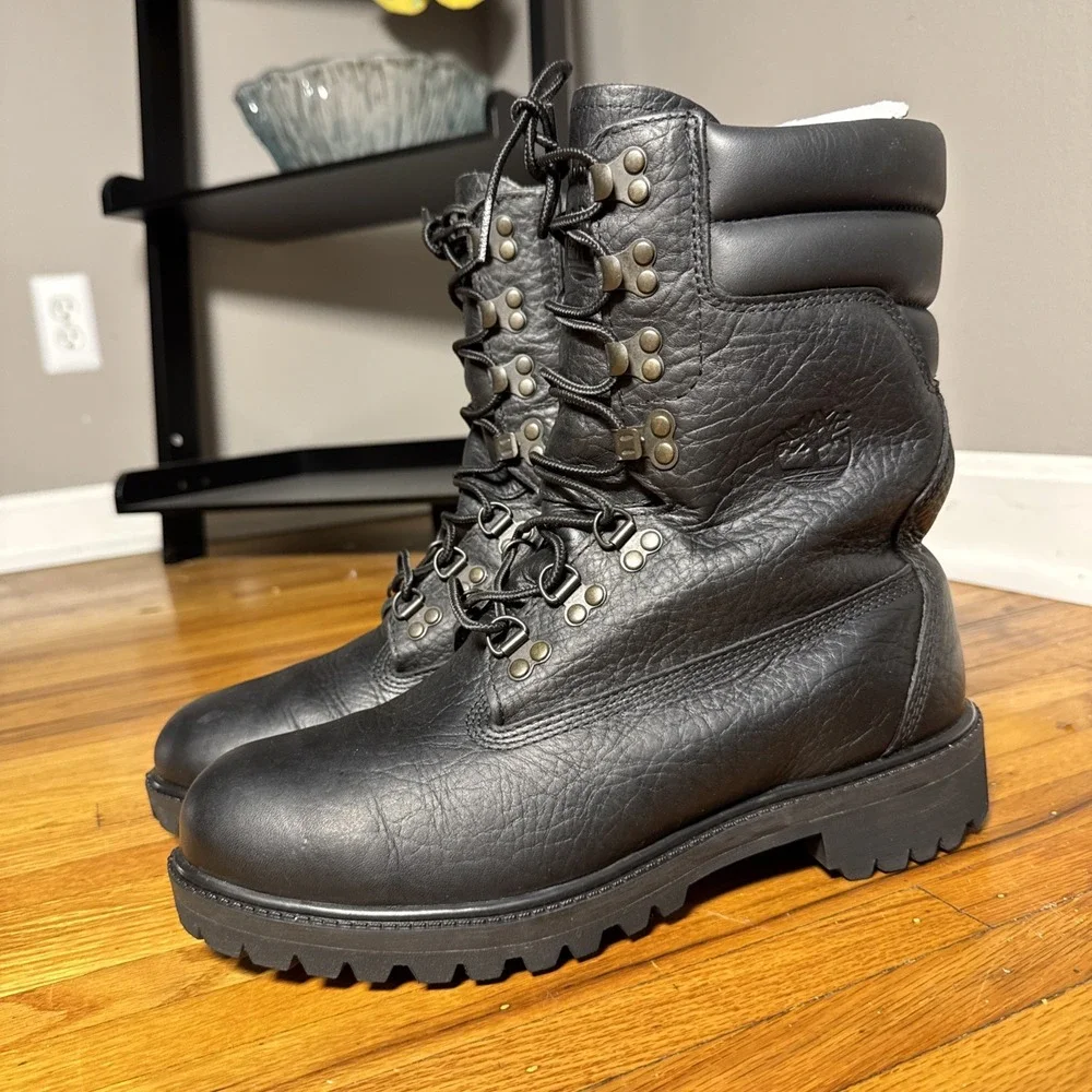 Timberland Super Boot 40 Below 8 Inch Black Anniversary 5911R Mens 10 1663/1973